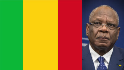 Malis flagga och före detta president