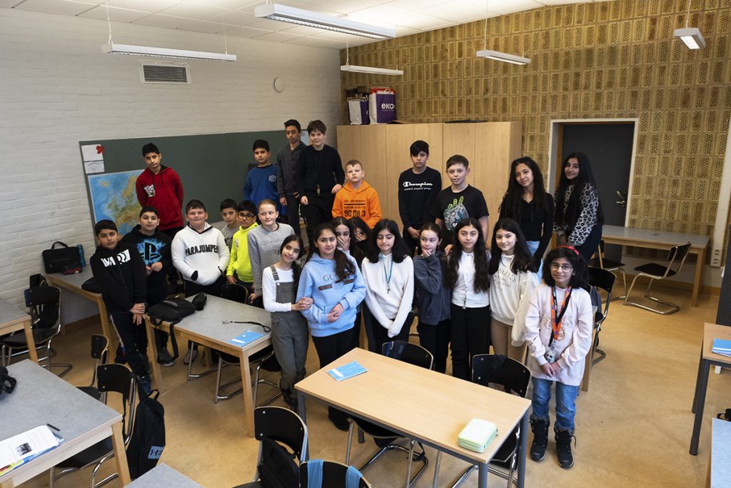 Klass 5c på Söderkullaskolan i Malmö.