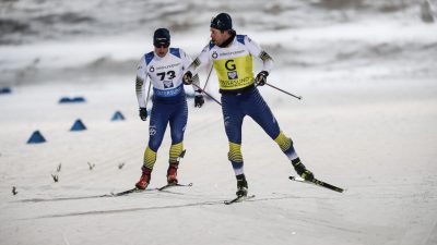 En längskidåkare som ska vara med i Paralympics.